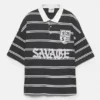 21 Savage gestreiftes Poloshirt 21 Savage gestreiftes Poloshirt