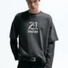 21 Savage T-Shirt mit langen Ärmeln 21 Savage T-Shirt mit langen Ärmeln