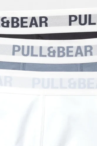 3er-Pack Boxershorts mit hellblauem Bund