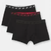3er-Pack Boxershorts mit kleinem Logo
