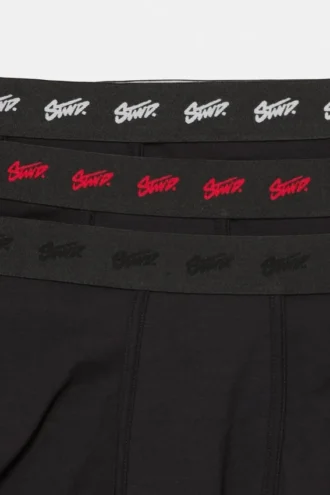 3er-Pack Boxershorts mit kleinem Logo