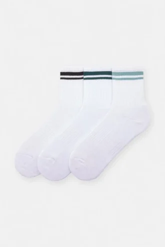 3er-Pack gestreifte Socken