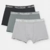 3er-Pack graue Boxershorts