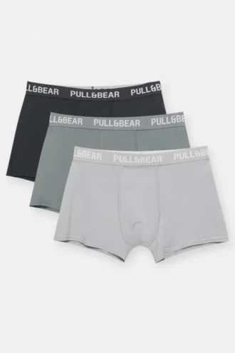 3er-Pack graue Boxershorts 3er-Pack graue Boxershorts