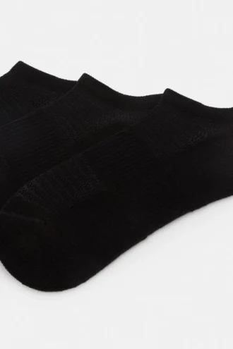 3er-Pack kurze schwarze Socken
