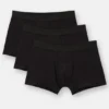 3er-Pack schwarze Boxershorts