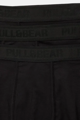 3er-Pack schwarze Boxershorts