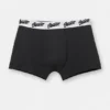 3er-Pack schwarze Boxershorts mit rosa STWD-Logo