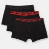 3er-Pack schwarze Boxershorts mit STWD-Logo