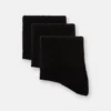 3er-Pack schwarze Socken 3er-Pack schwarze Socken
