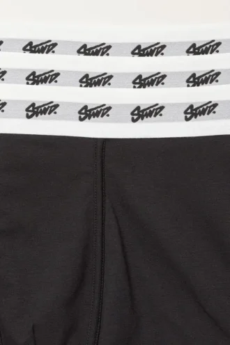 3er-Pack schwarze STWD-Boxershorts