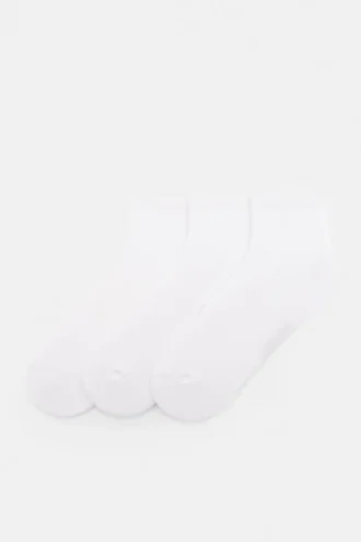 3er-Pack weiße Socken