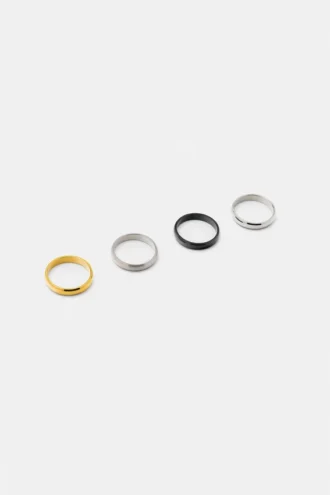 4er-Pack Basic-Ringe