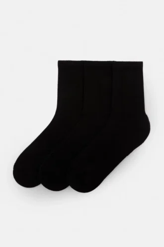 4er-Pack lange schwarze Socken 4er-Pack lange schwarze Socken