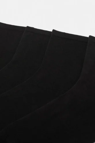 4er-Pack schwarze Feinstricksocken 4er-Pack schwarze Feinstricksocken