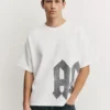 Ac/Dc Kurzarm-Sweatshirt