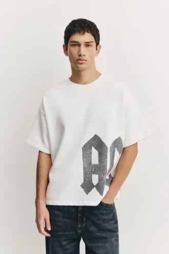 Ac/Dc Kurzarm-Sweatshirt