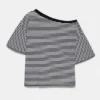 Asymmetrisches Kurzarm-T-Shirt Asymmetrisches Kurzarm-T-Shirt