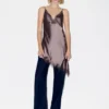 Asymmetrisches Spitzen-Camisole-Top Asymmetrisches Spitzen-Camisole-Top