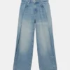 Baggy-Jeans im Ballon-Schnitt mit Falten Baggy-Jeans im Ballon-Schnitt mit Falten