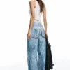 Baggy-Jeans mit Aufdruck Baggy-Jeans mit Aufdruck