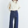 Baggy-Jeans mit Kordelzug