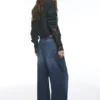 Baggy-Jeans mit Kordelzug