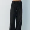 Baggy-Jeans mit Kordelzug
