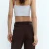 Baggy-Jeans mit Kordelzug