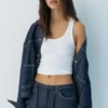 Baggy-Jeans mit Kordelzug