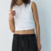 Baggy-Jeans mit Kordelzug