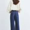 Baggy-Jeans mit Kordelzug