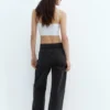 Baggy-Jeans mit Kordelzug