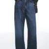 Baggy-Jeans mit Kordelzug