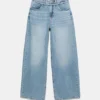 Baggy-Jeans mit Kordelzug
