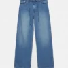 Baggy-Jeans mit Kordelzug