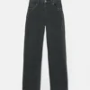 Baggy-Jeans mit Leopardenmuster und Nieten