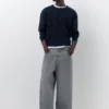 Baggy-Jeans mit lockerer Passform