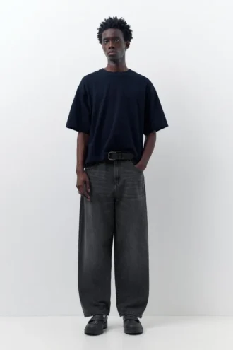 Baggy-Jeans mit lockerer Passform