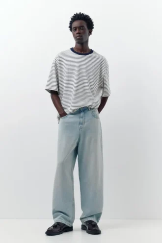Baggy-Jeans mit lockerer Passform