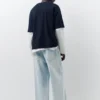 Baggy-Jeans mit lockerer Passform