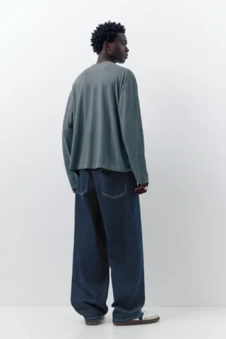 Baggy-Jeans mit lockerer Passform