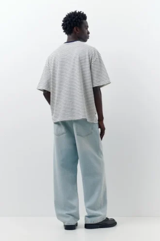 Baggy-Jeans mit lockerer Passform