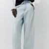 Baggy-Jeans mit lockerer Passform