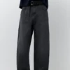 Baggy-Jeans mit lockerer Passform