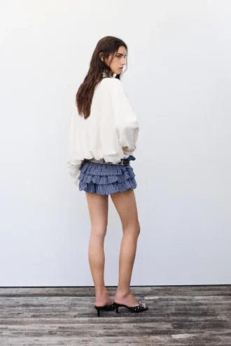 Ballonjacke mit hohem Kragen