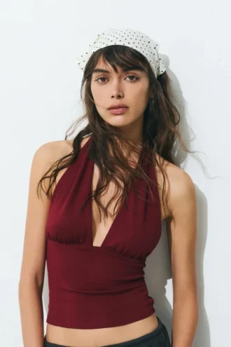 Bandana mit Polka-Dots