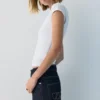 Barrel-Jeans mit Herzen