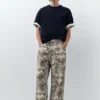 Bedruckte Hose mit Taschen Bedruckte Hose mit Taschen