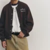 Bestickte College-Jacke